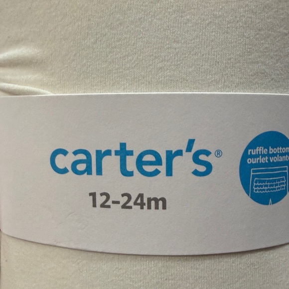 Baby Girl 2-Pack Tights - White - Ruffled Bottom - 12-24 - Picture 3 of 4